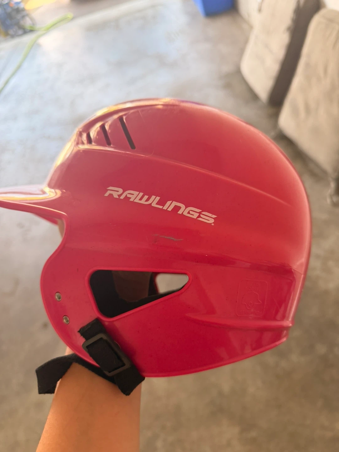 Rawlings Red Baseball Batting Helmet - photo 3