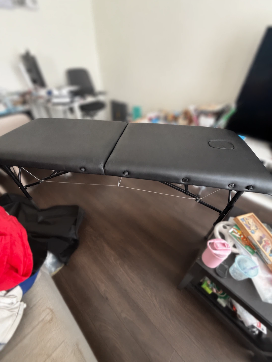 Black Foldable Massage Table