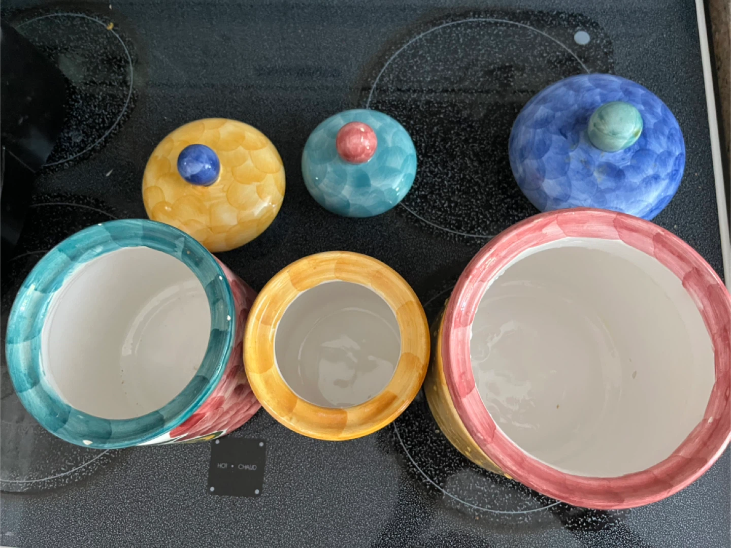 Ceramic Canister Set with Fruit Design - photo 3