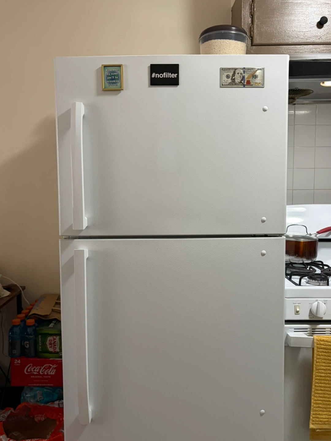 White Top-Freezer Refrigerator