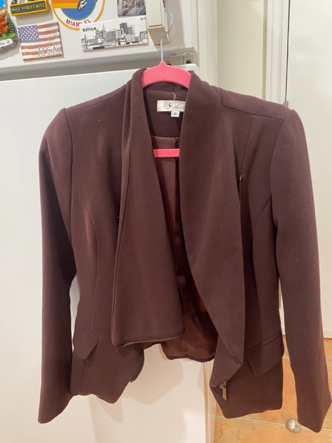 Black Cardigan with Ruffle Hem - photo 2