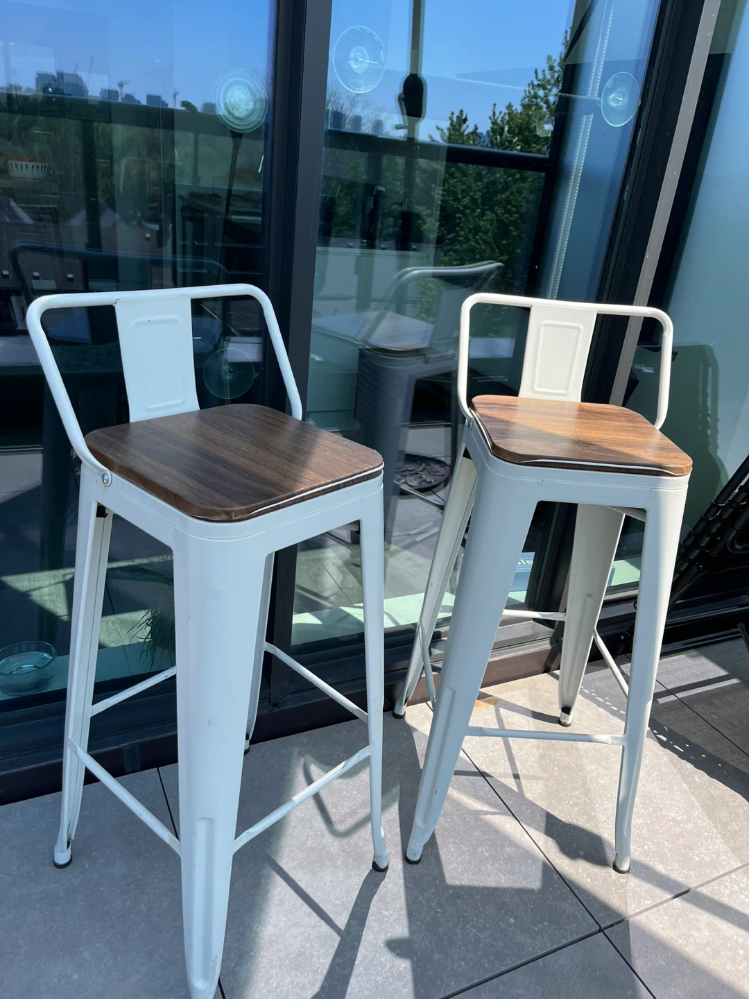 Modern Bar Stools - Set of 2