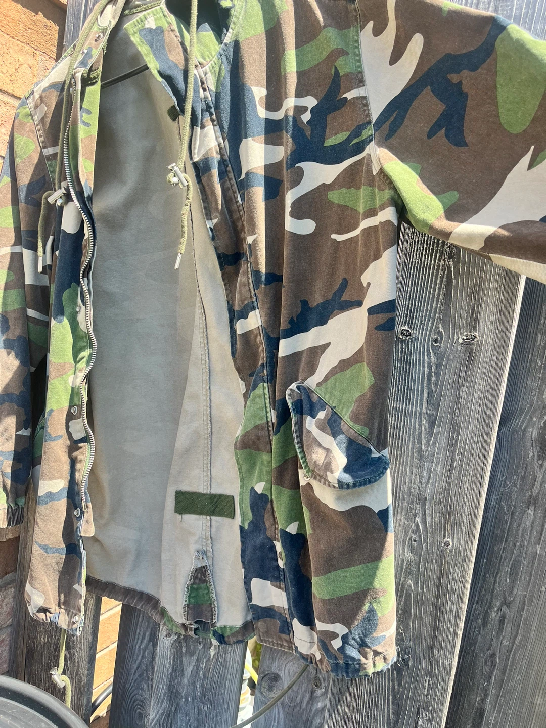 Forever 21 Men's Camo Anorak Jacket Size S - photo 4