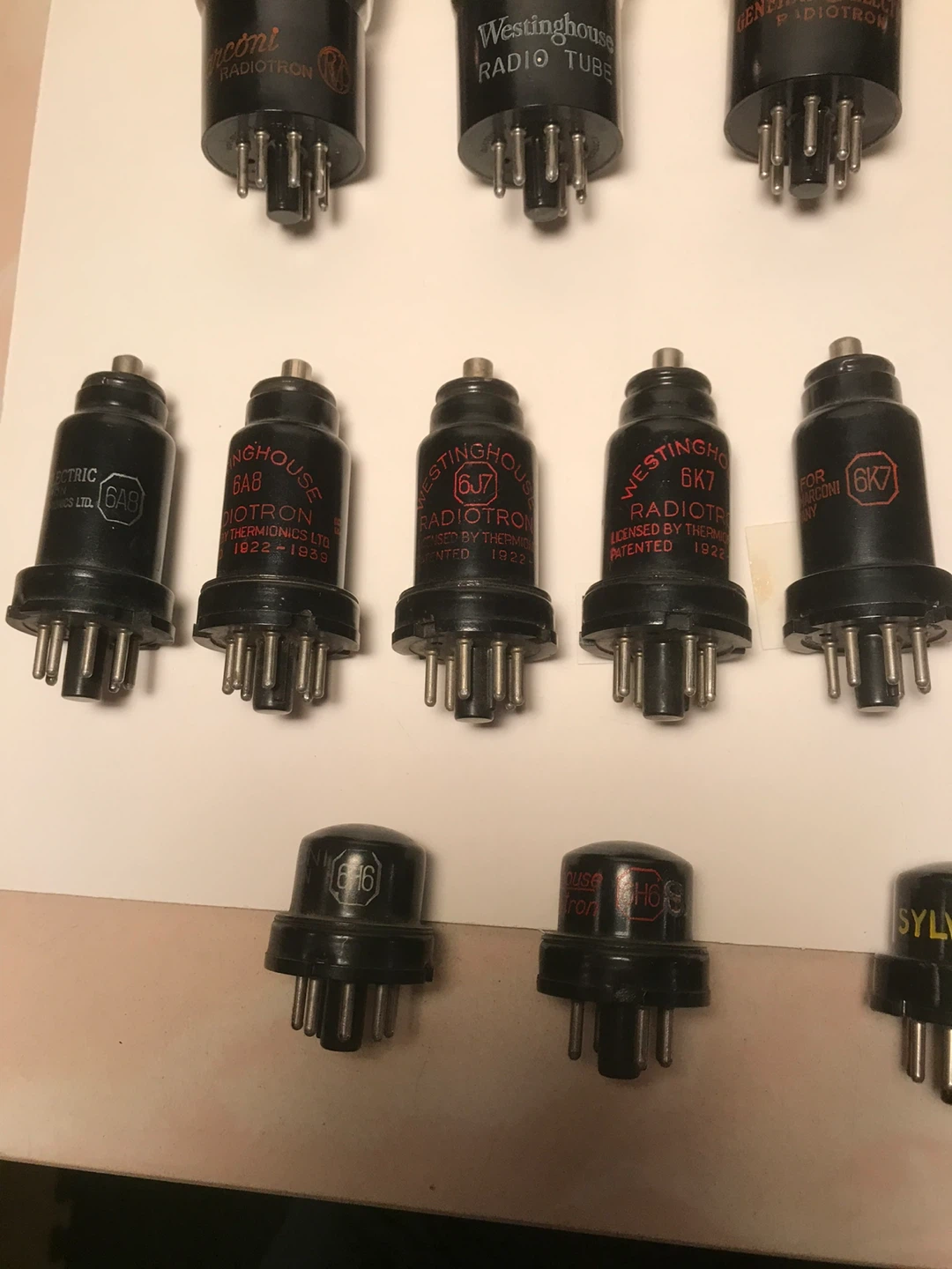 Assorted Vintage Radio Tubes - GE, Westinghouse, RCA, Sylvania - photo 3