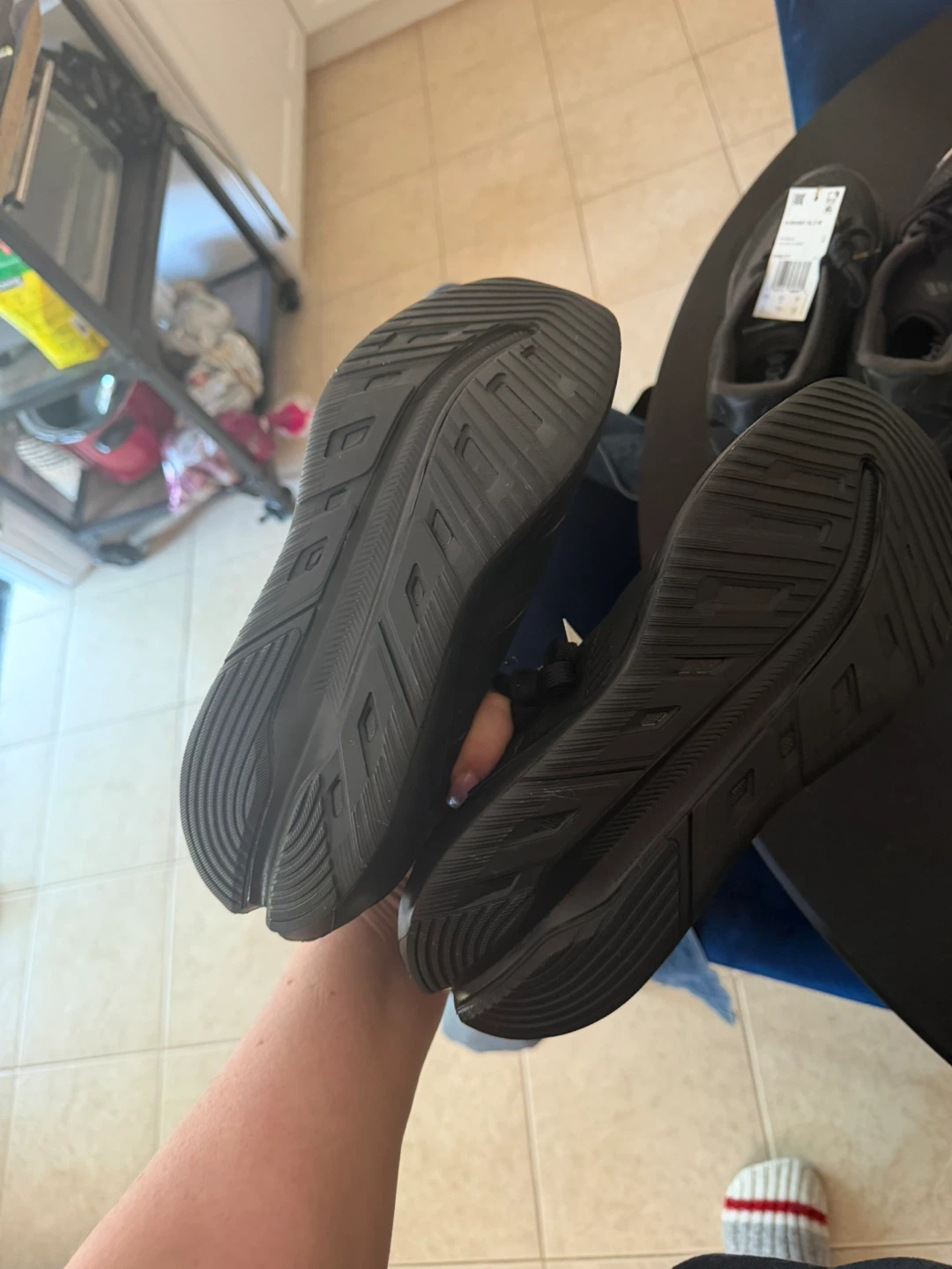 2 pairs BNWT all black Adidas Running Shoes - photo 5