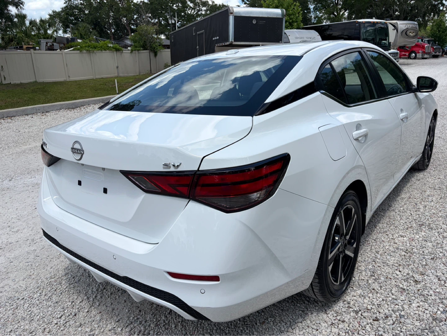 2024 Nissan Sentra SV Sedan - White - photo 4