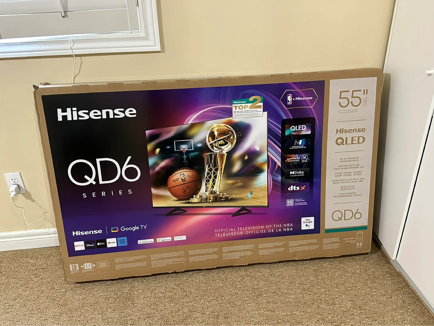 Hisense 55" QD6 Series QLED Google TV - photo 2