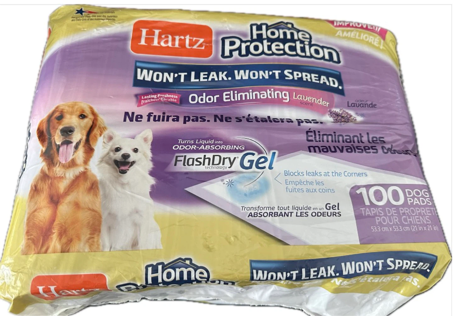 Hartz Home Protection Dog Pads - Lavender Scent