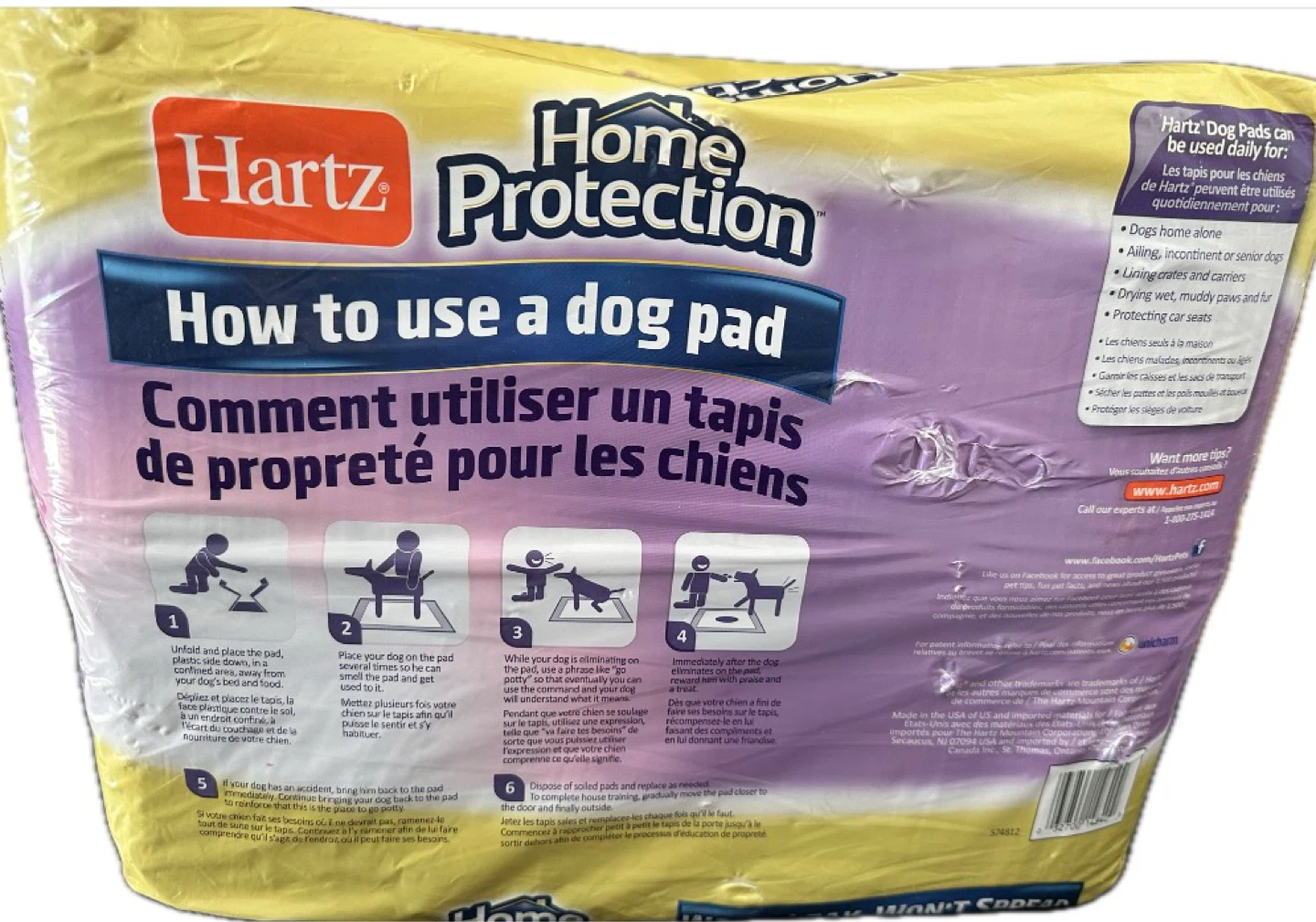 Hartz Home Protection Dog Pads - Lavender Scent - photo 2