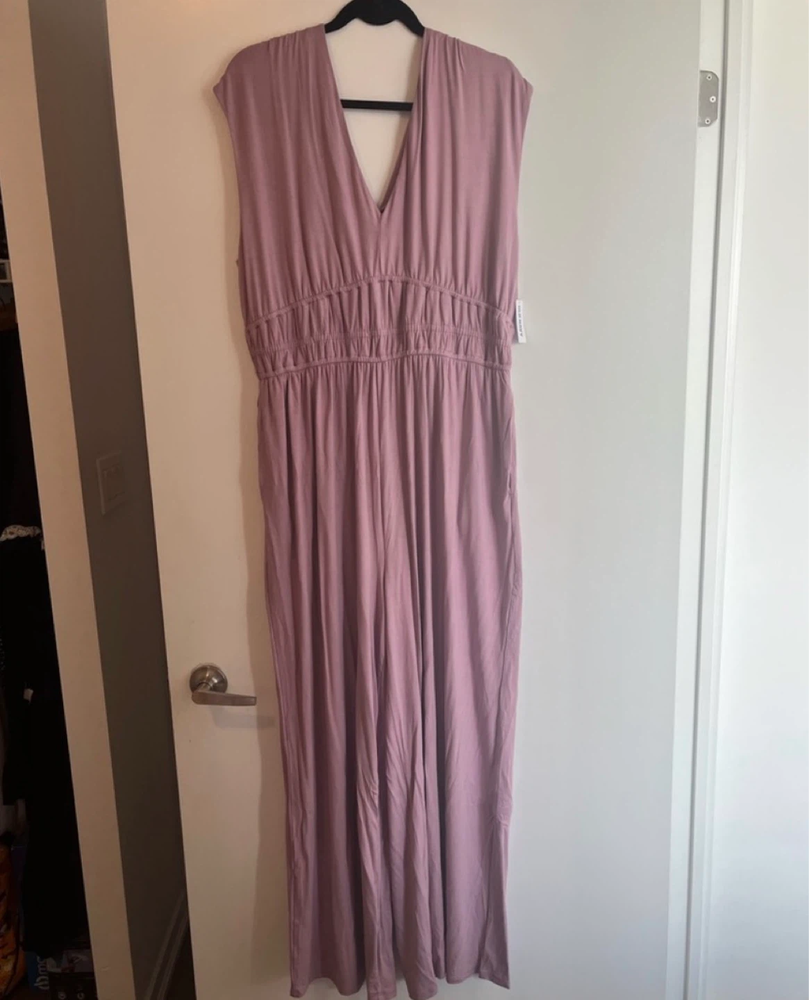 Old Navy Lavender V-Neck Wide Leg Jumpsuit XL Tall