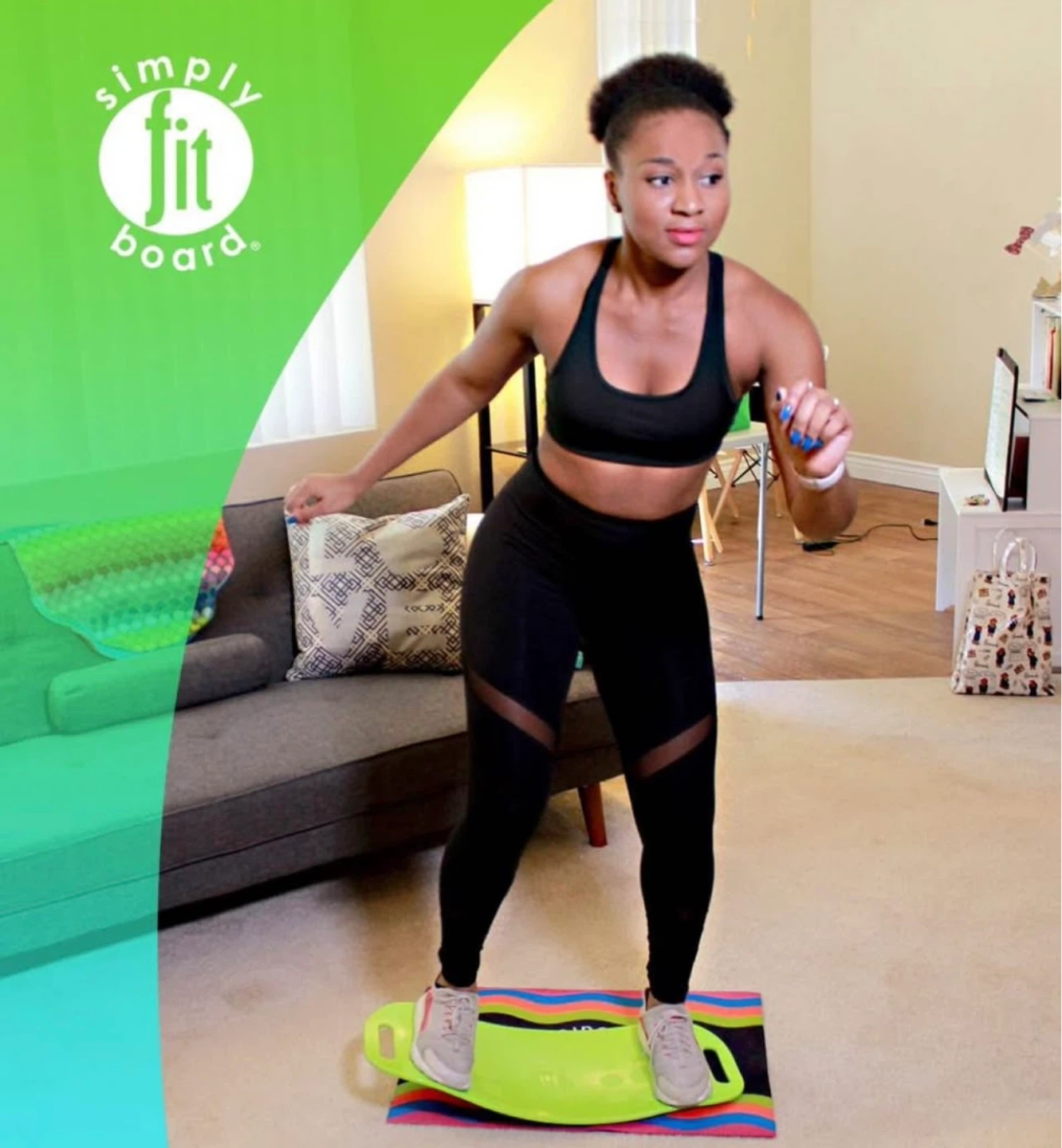 Simply Fit Board Balance Board - Purple