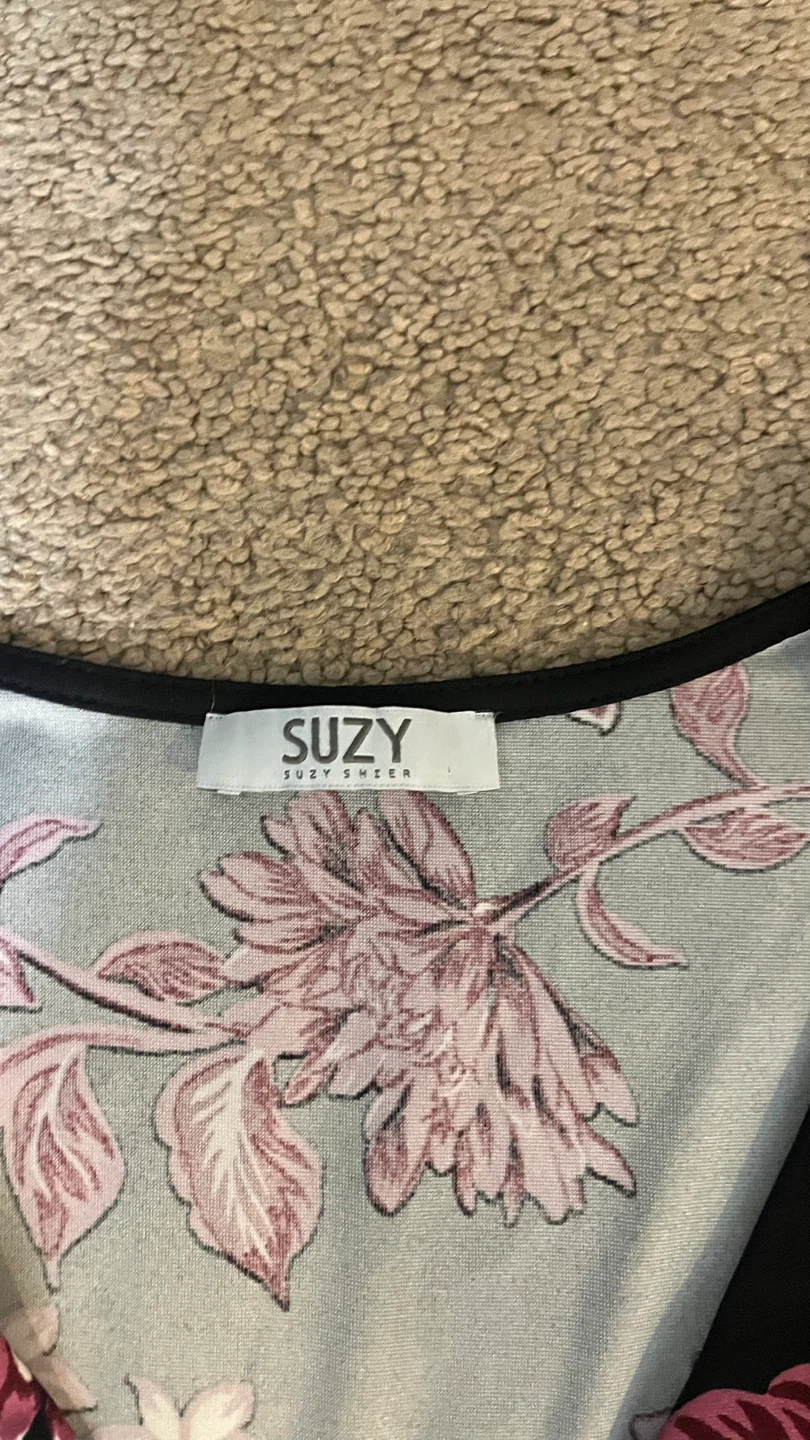 Suzy Shier Floral Wrap Maxi Dress - photo 2