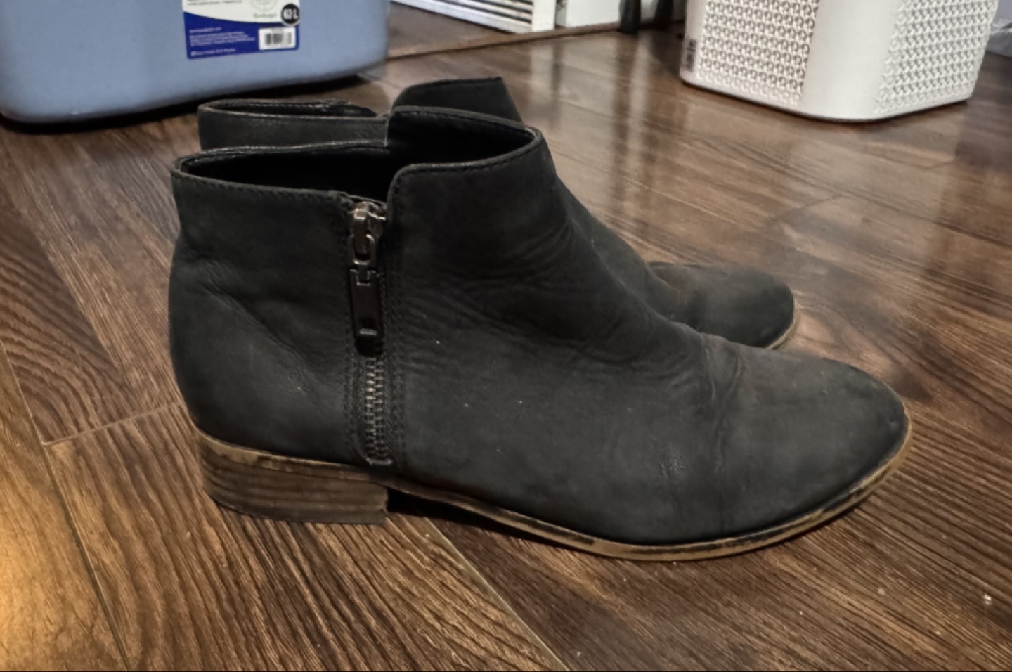 Black Suede ALDO Ankle Boots