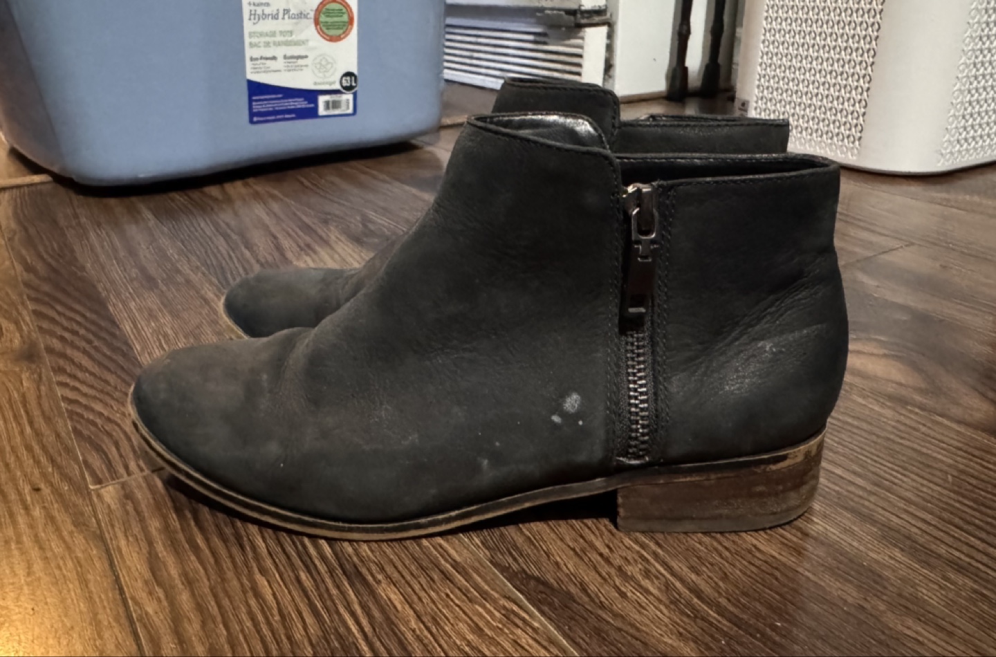 Black Suede ALDO Ankle Boots - photo 4