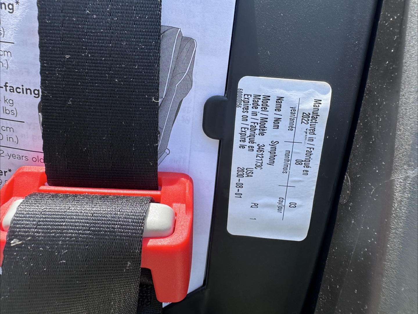 Evenflo Symphony All-In-One Child Restraint System Car Seat - photo 3