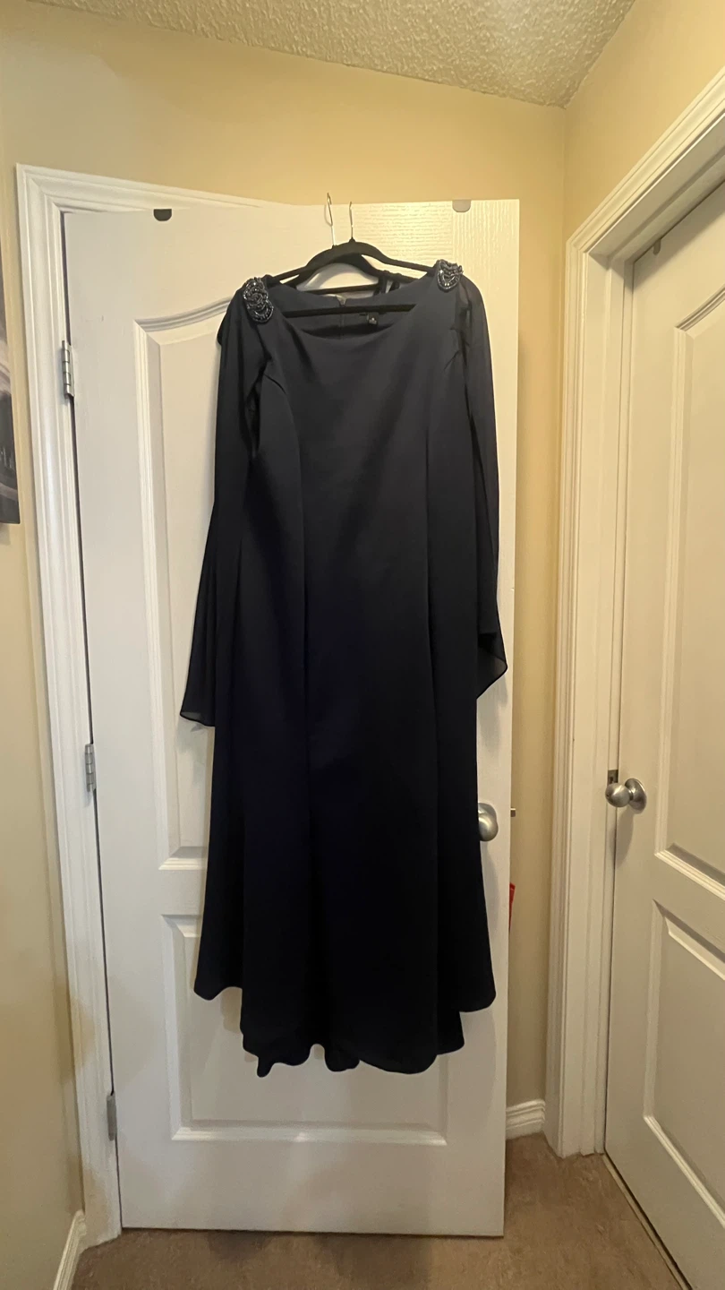 SLNY Navy Blue Dress Size 16