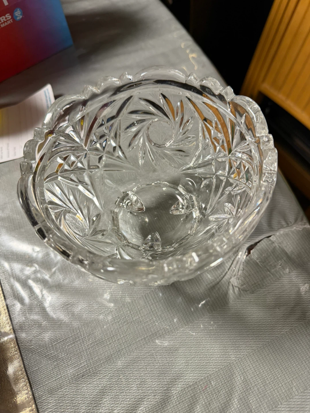 Crystal Glass Footed Bowl - photo 5