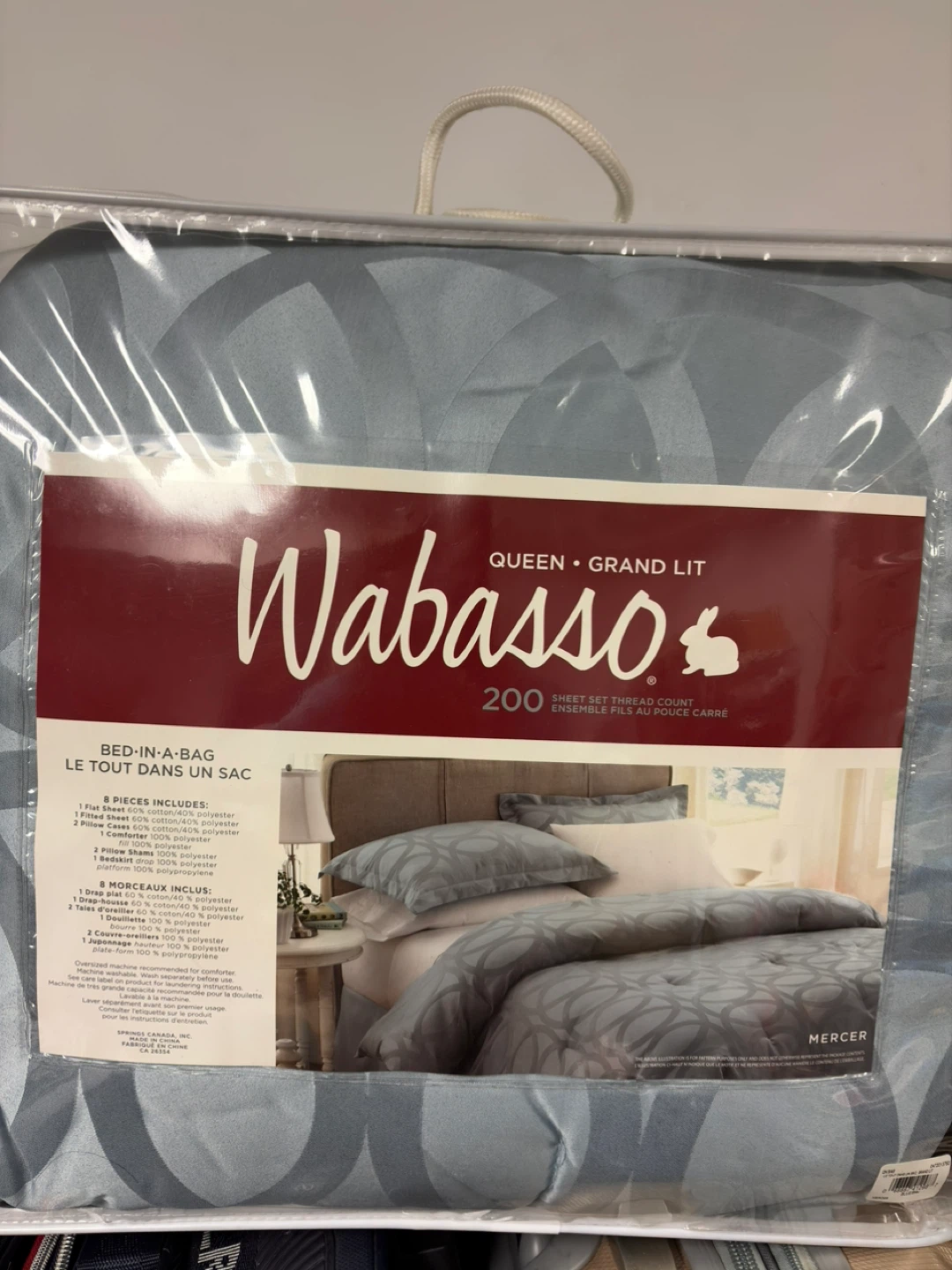 Wabasso Queen Grand Lit "Bed-in-a-Bag" Set