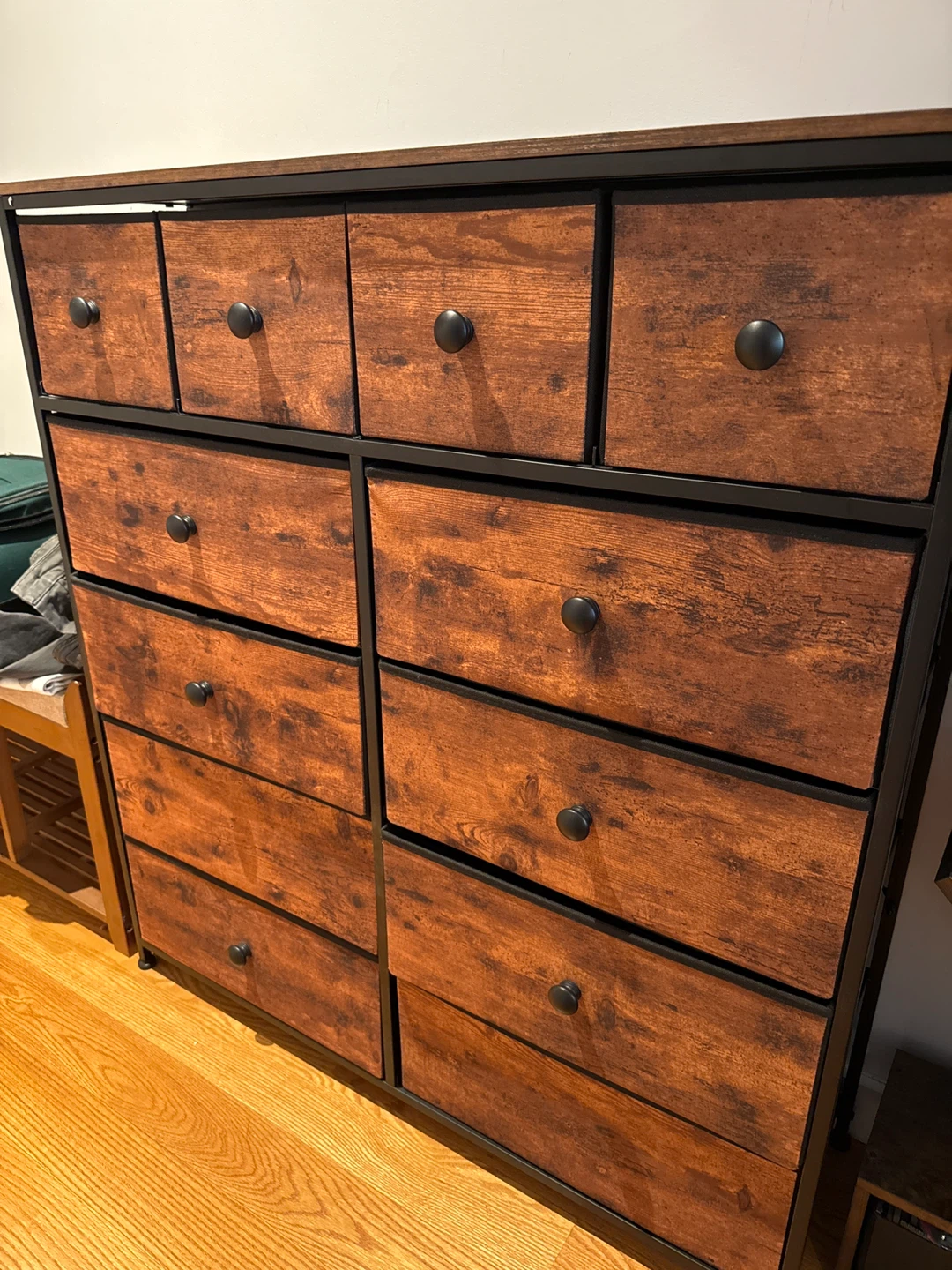 Industrial Style 10 Drawer Dresser