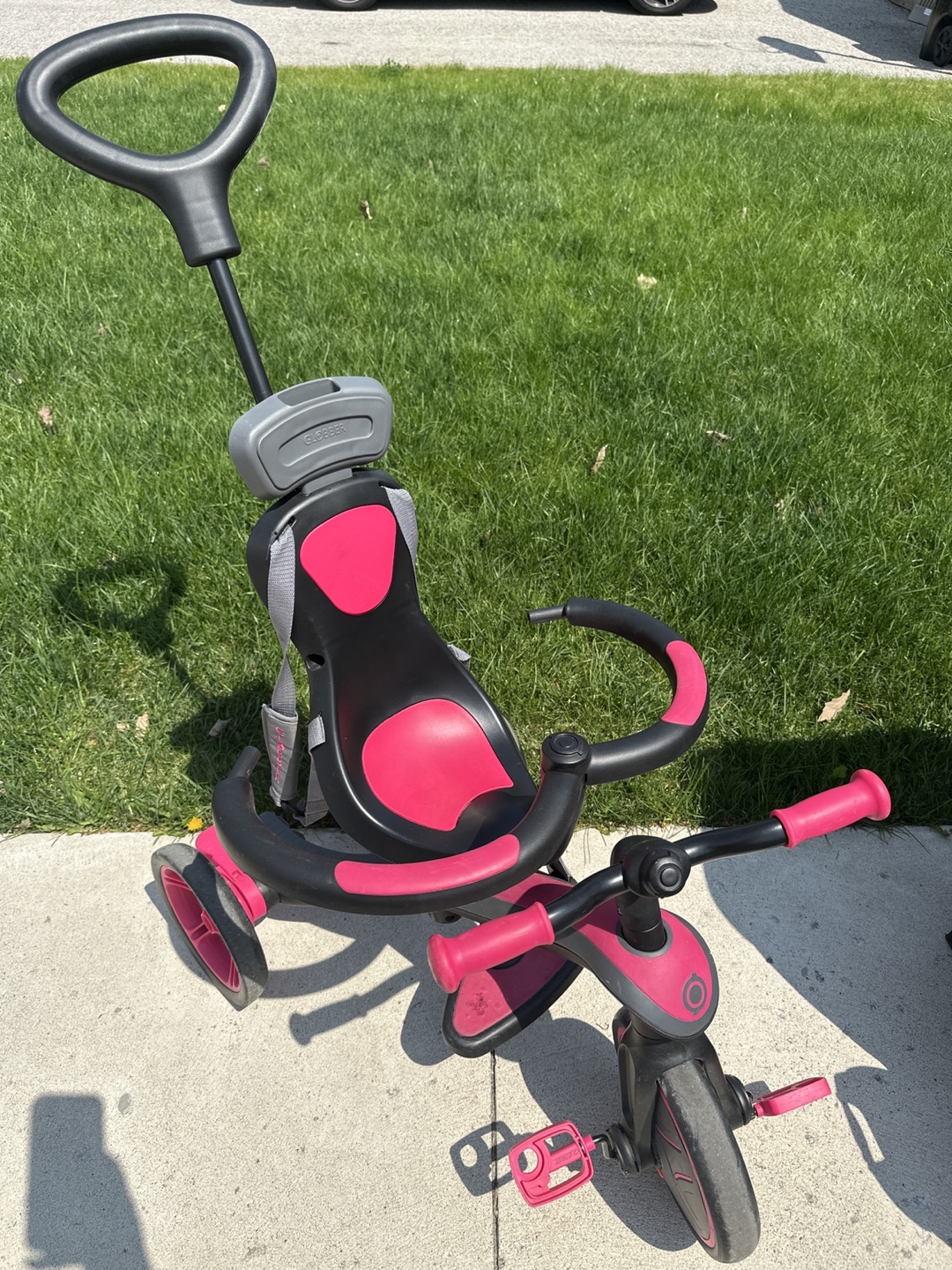 Globber 4-in-1 Trike Stroller Pink - photo 3