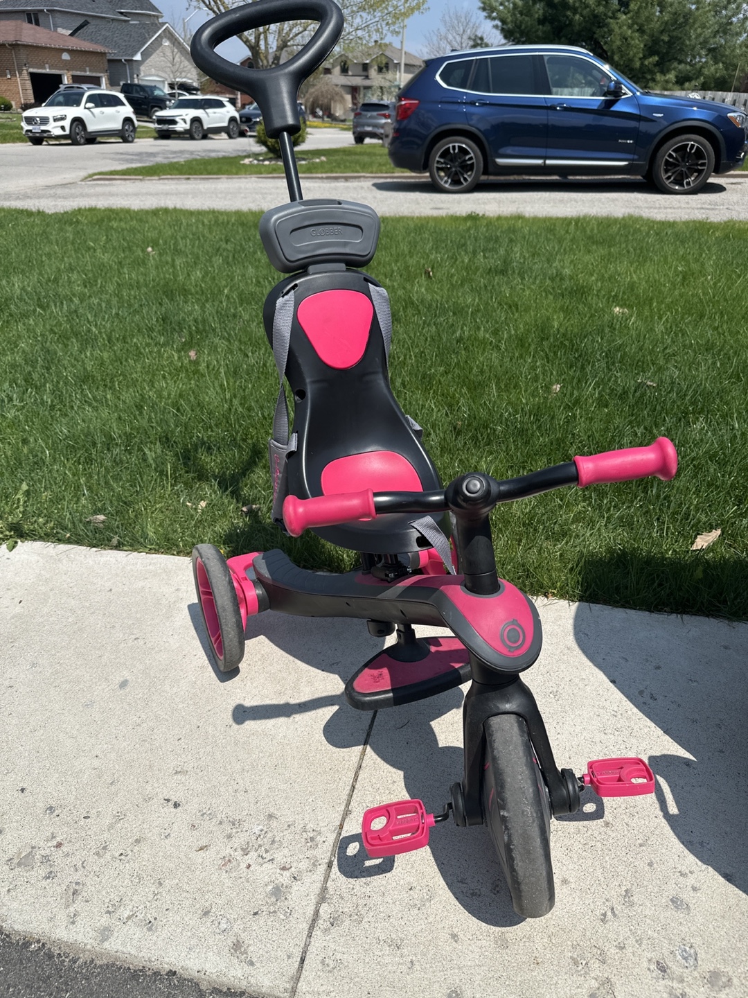 Globber 4-in-1 Trike Stroller Pink - photo 5
