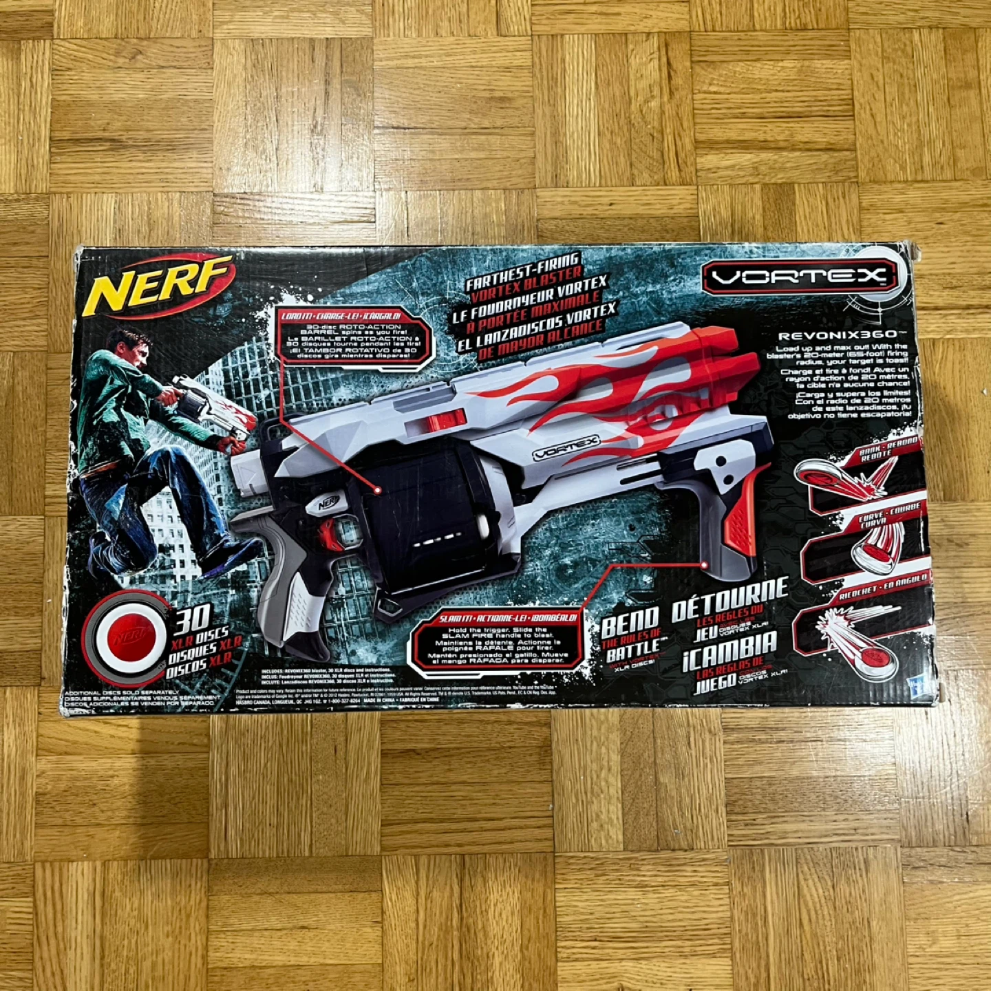 Nerf Vortex Revonix360 Blaster with 30 Discs - photo 2