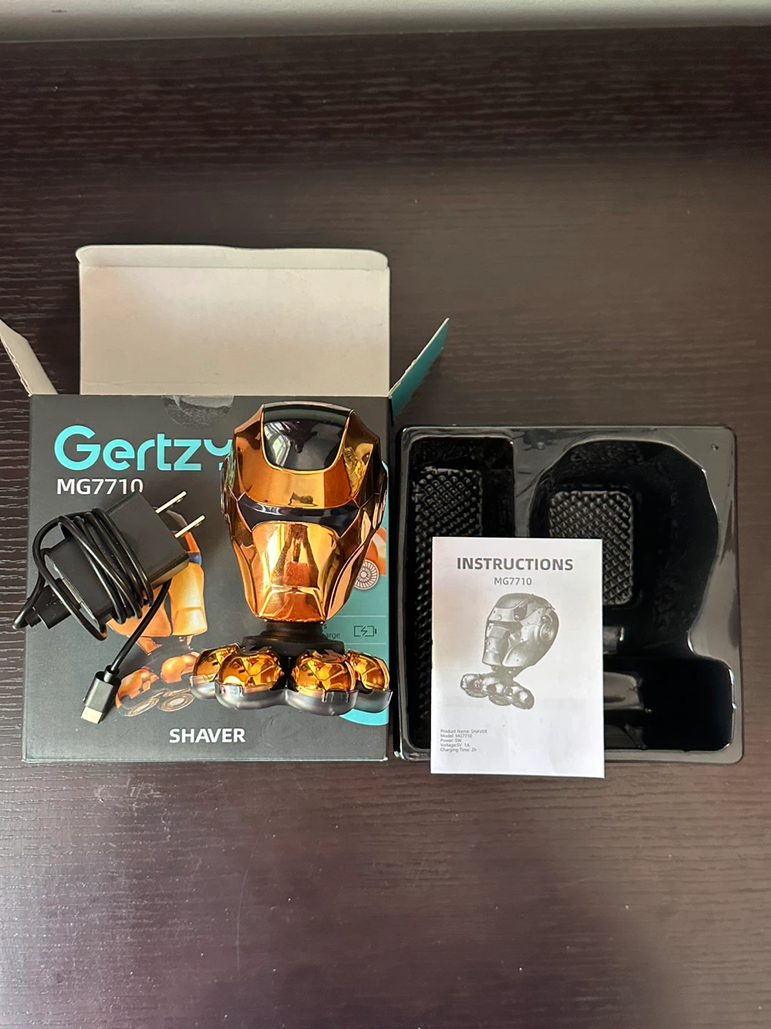 Gertz MG7710 Electric Shaver - Gold