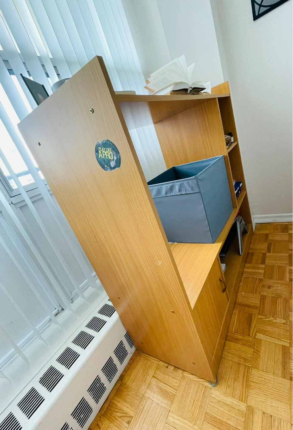 Wooden Bookshelf with Storage + FREE chairs - photo 2