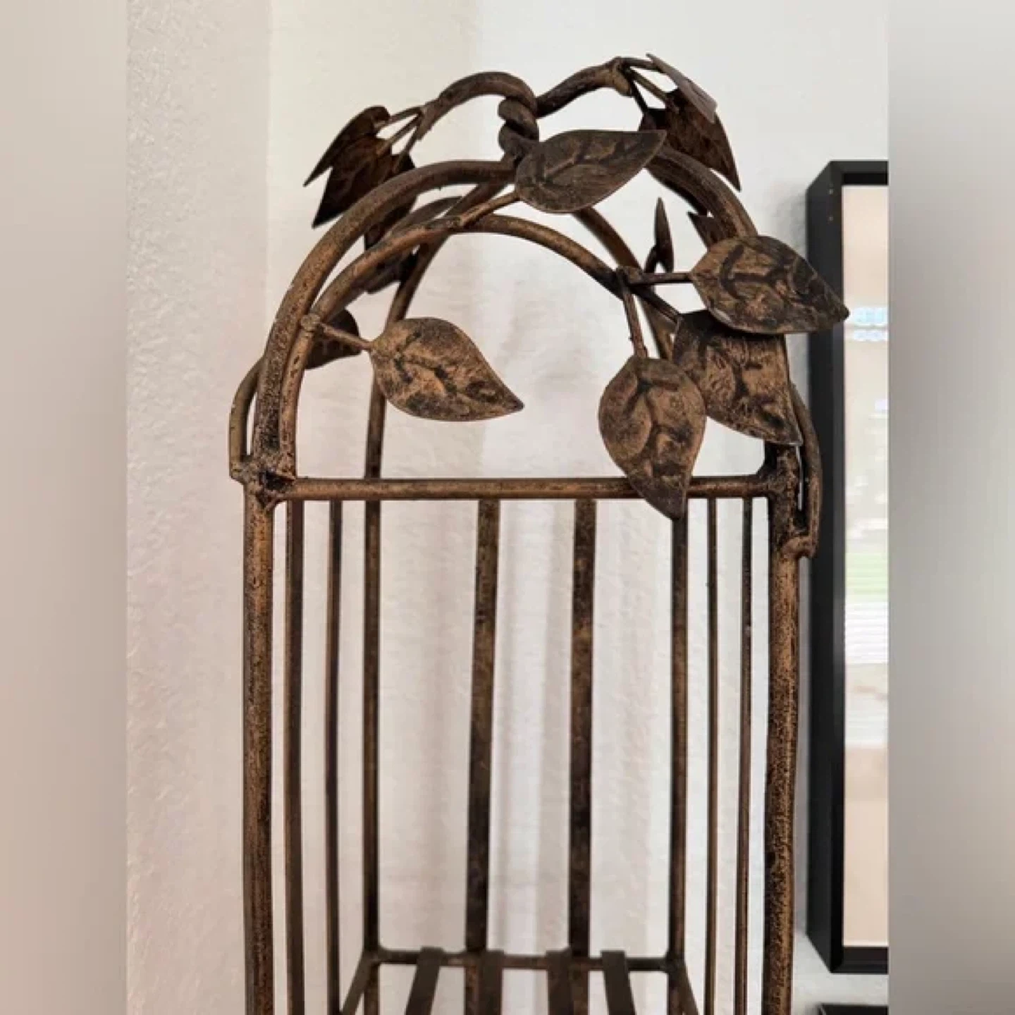 1960’s Vintage Metal 3-tier Shelf Tower French Etagere - photo 5