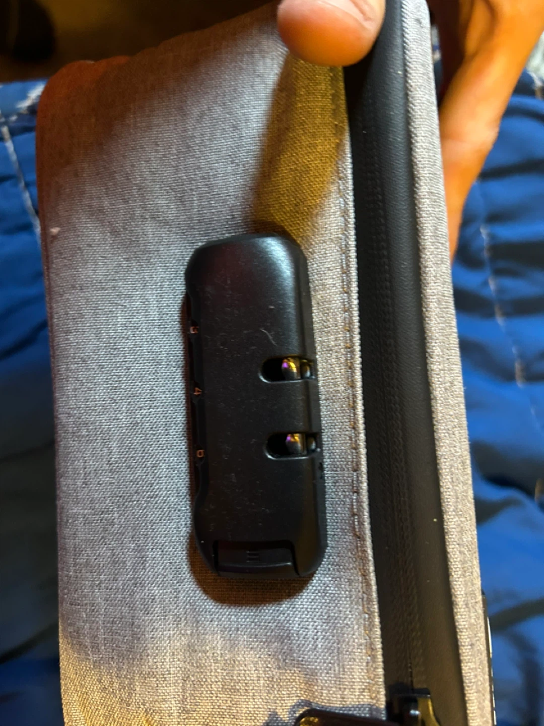 EGooz Grey Combination Lock Travel Case