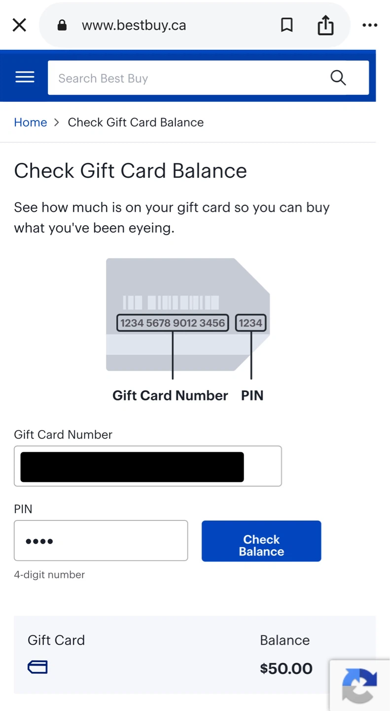$50 Best Buy Gift Card - photo 2