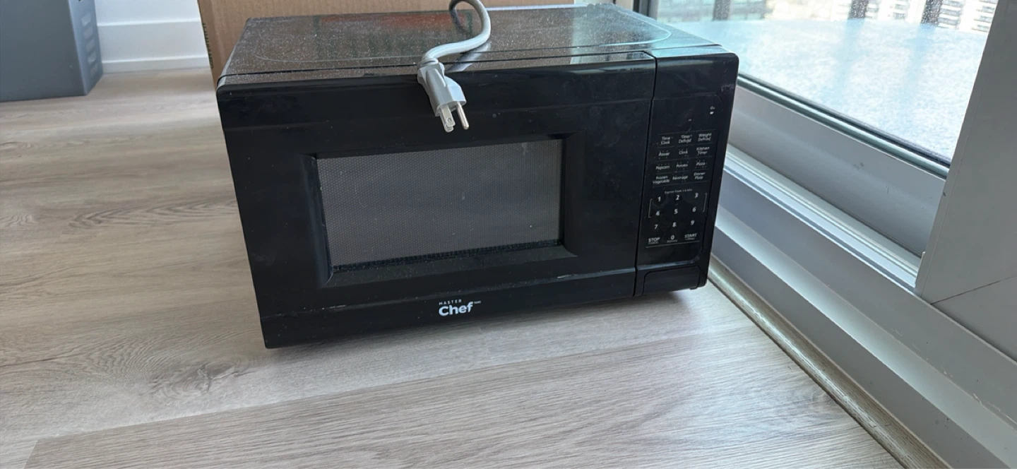 Master Chef Black Microwave