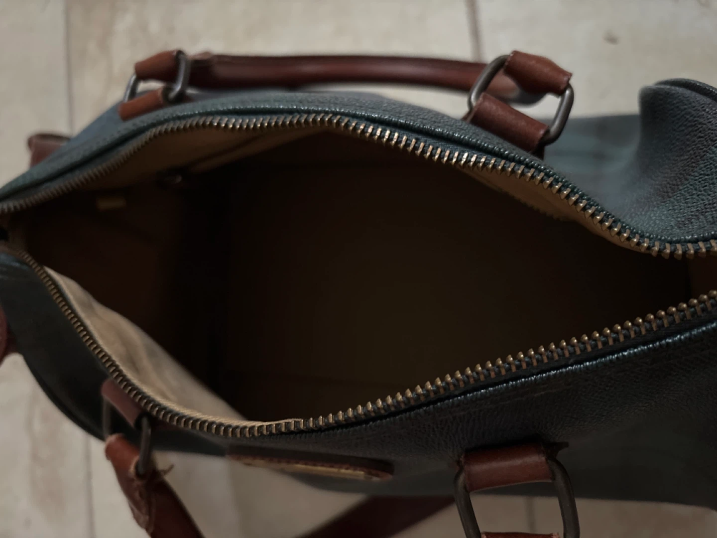 Ralph Lauren Plaid Satchel Bag - photo 4