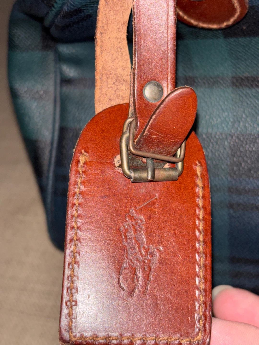 Ralph Lauren Plaid Satchel Bag - photo 3
