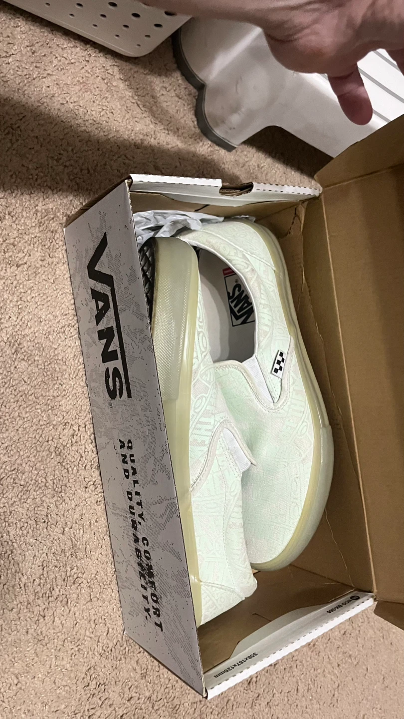 Vans Skate Slip-On Glow White Shoes Size 13 - photo 3