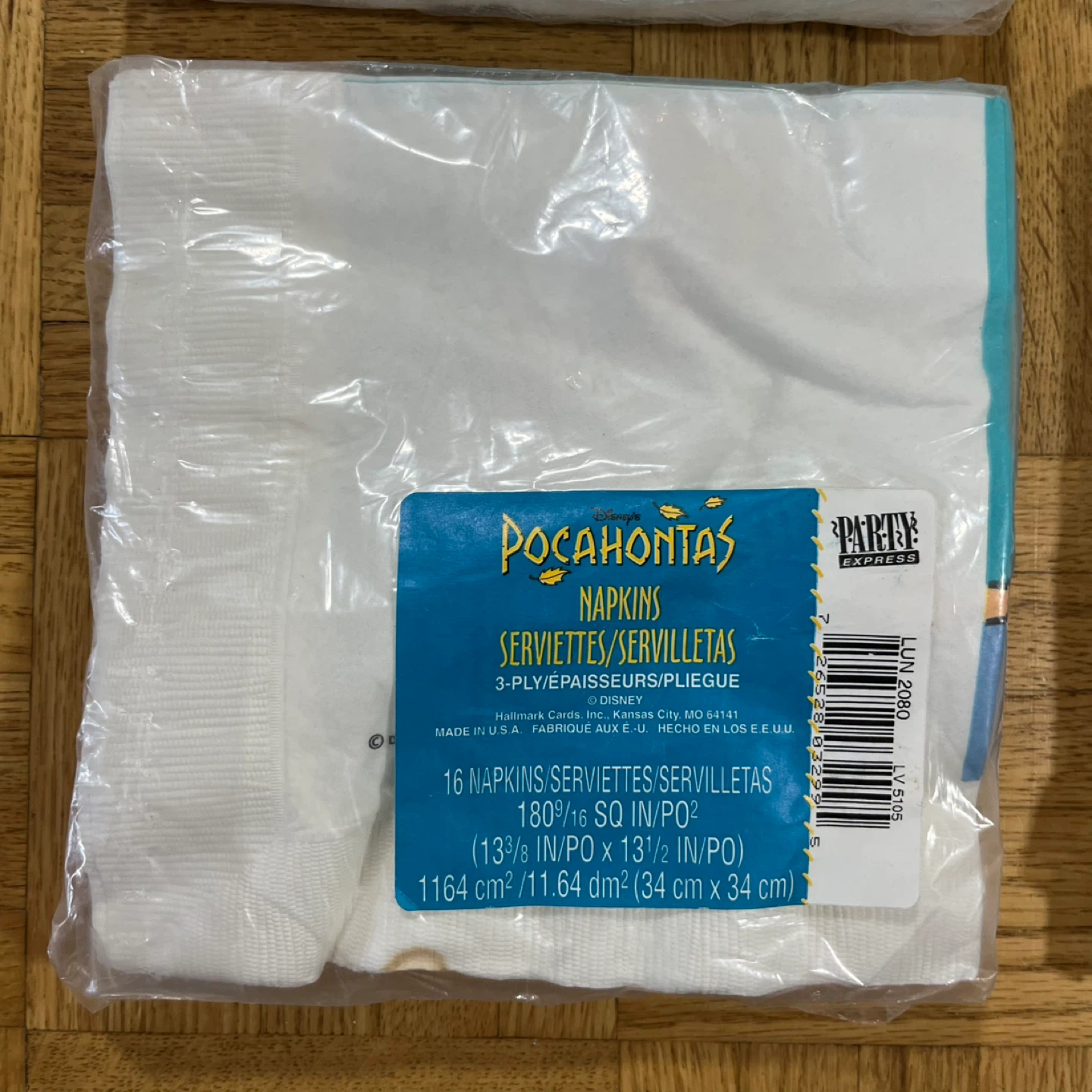 Disney Pocahontas Napkins - 4 Packs of 16 - photo 3