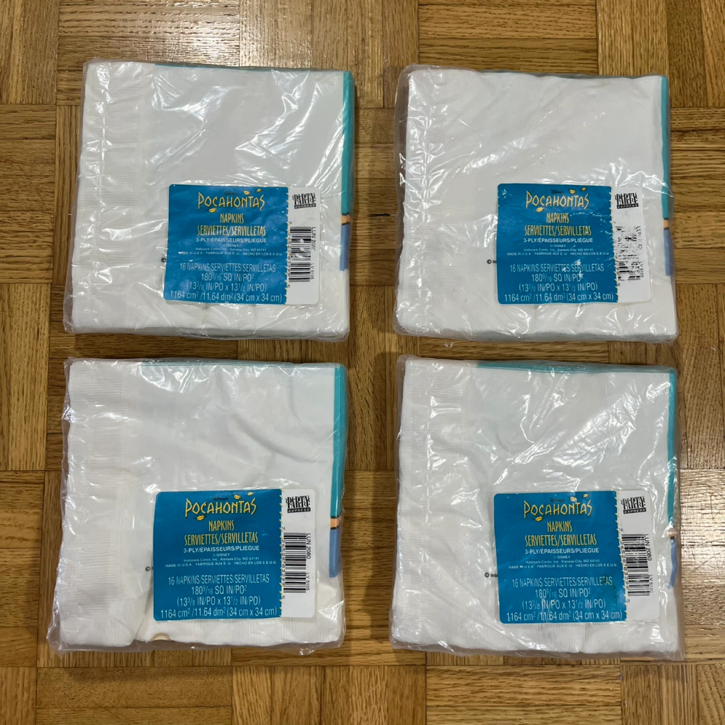 Disney Pocahontas Napkins - 4 Packs of 16 - photo 2