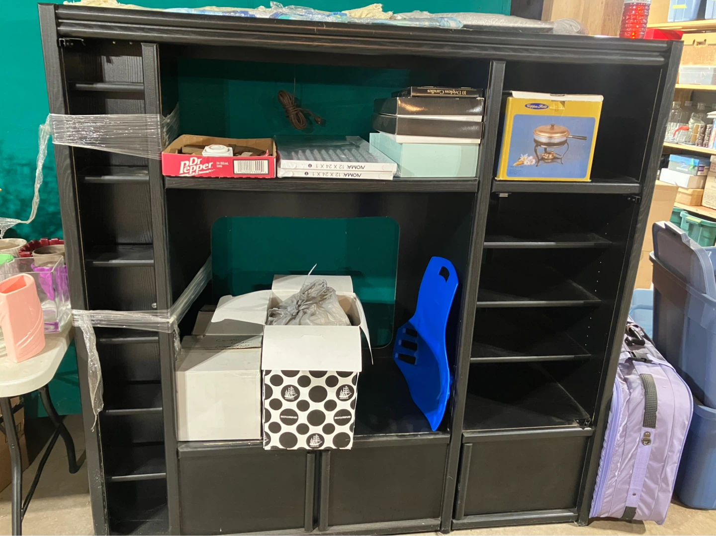 Black Entertainment Unit / Bookshelf