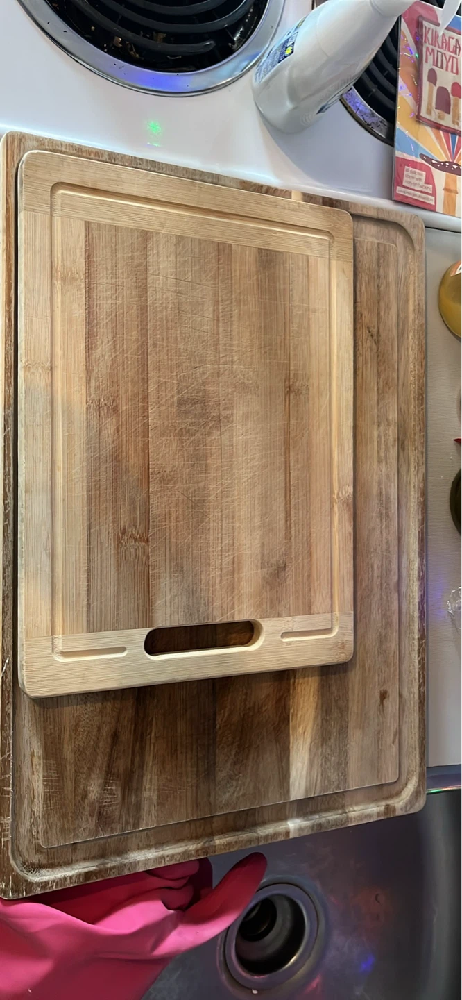 Bamboo Cutting Board Set of 2