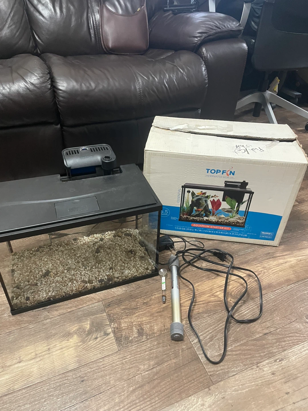 Top Fin Aquarium Bundle 2.5 & 5.5 Gal Tanks + Accessories - photo 2