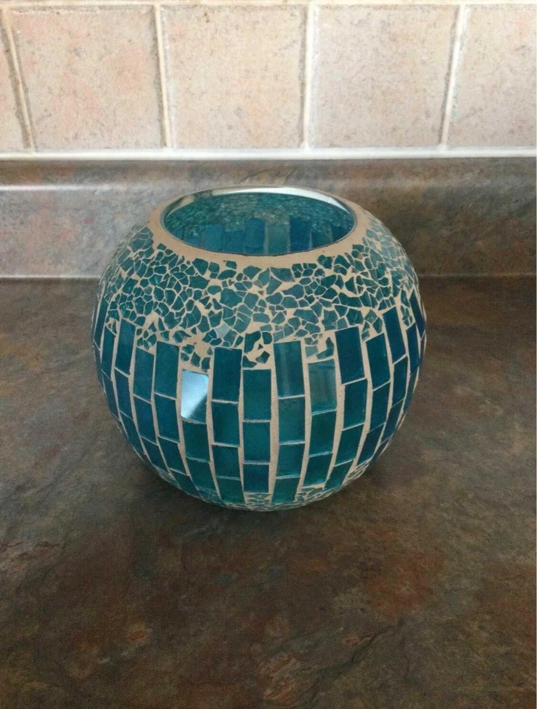 Mosaic Candle Holder