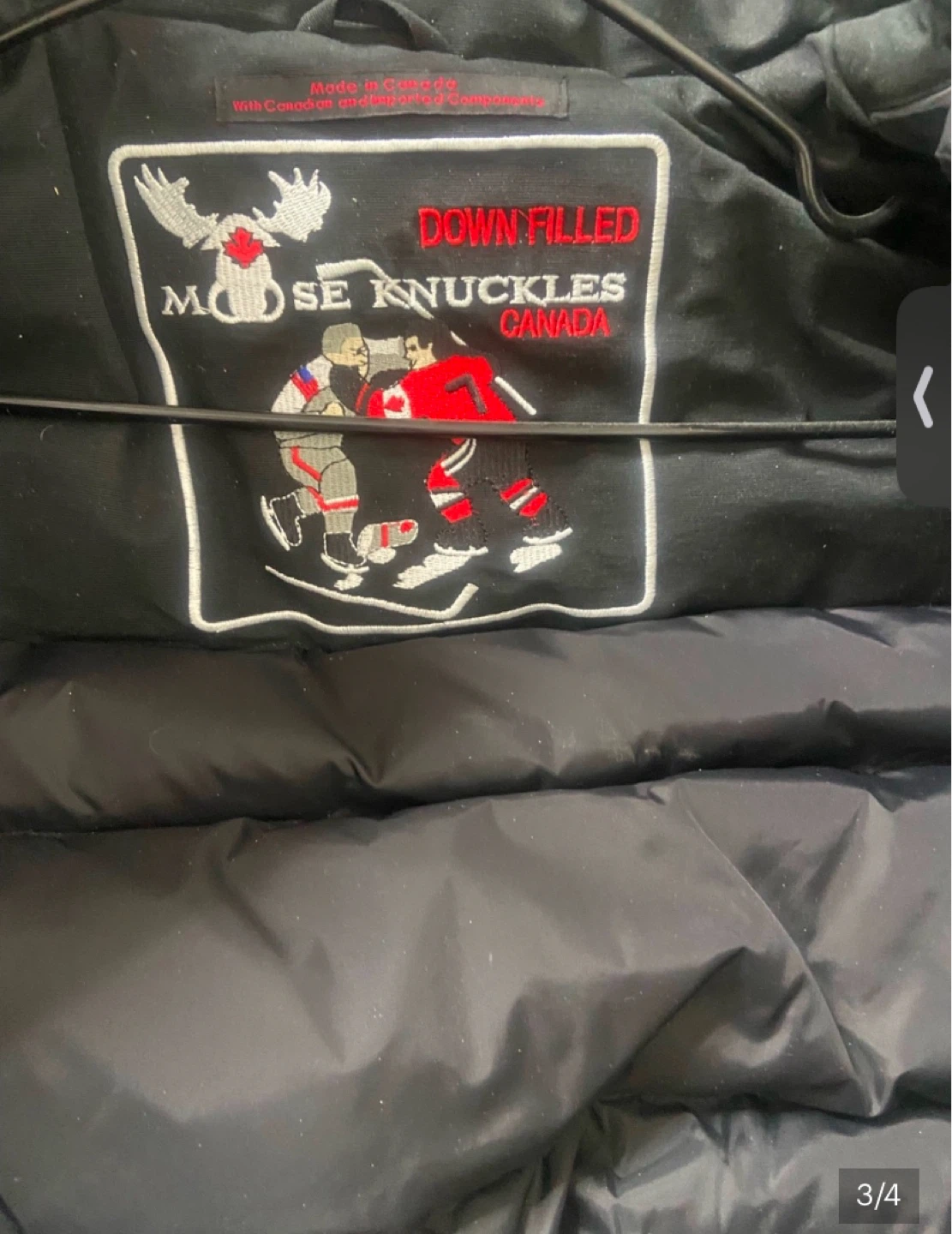 Moose Knuckles Down Filled Bomber Jacket - photo 3