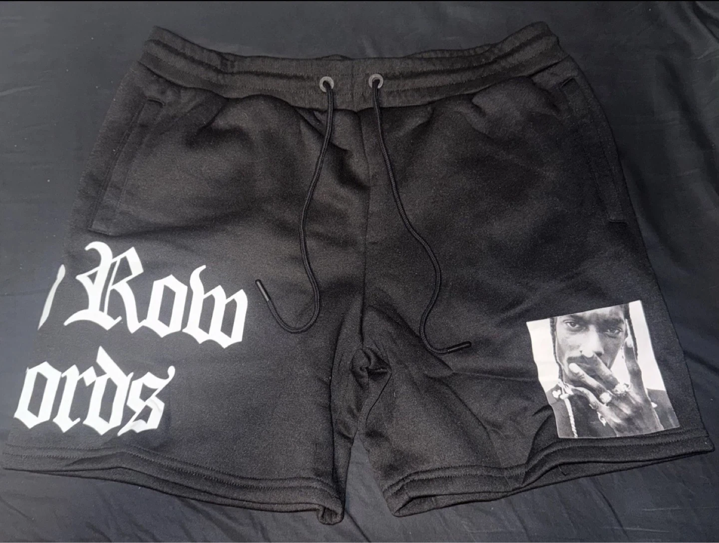 Death Row Records XL Black Shorts