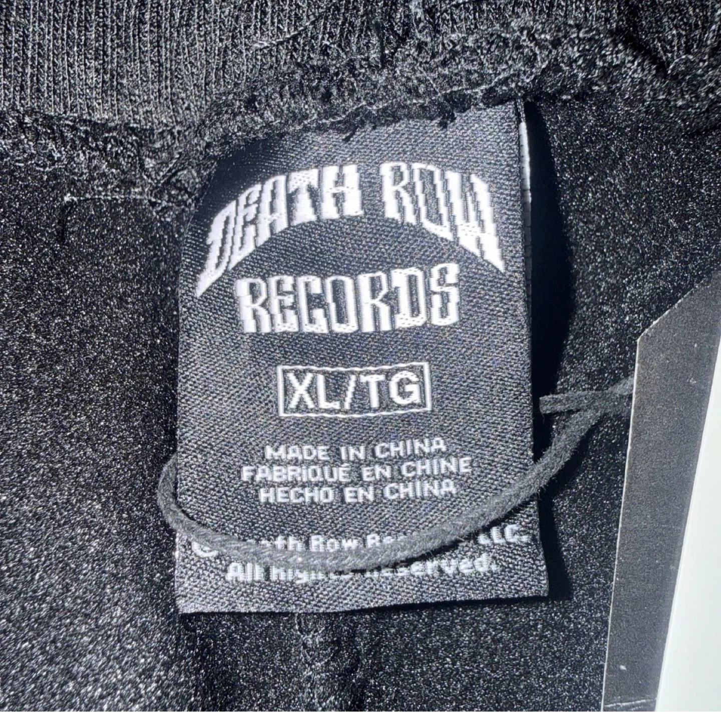 Death Row Records XL Black Shorts - photo 3