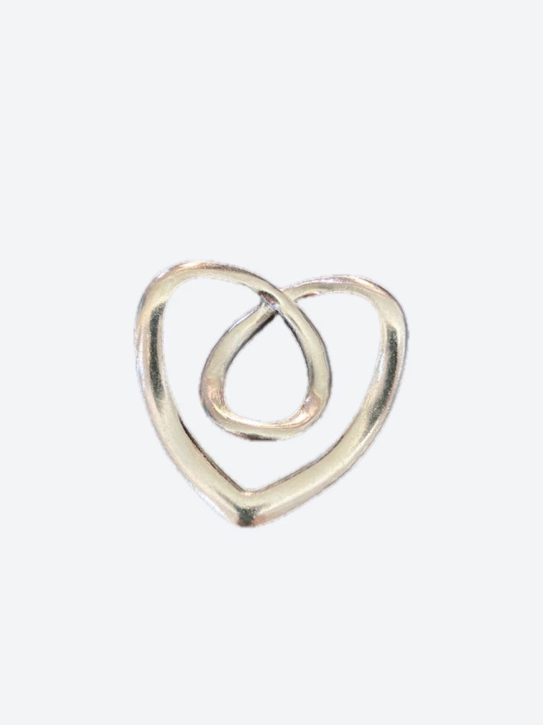Heart pendant with rhinestones - photo 2