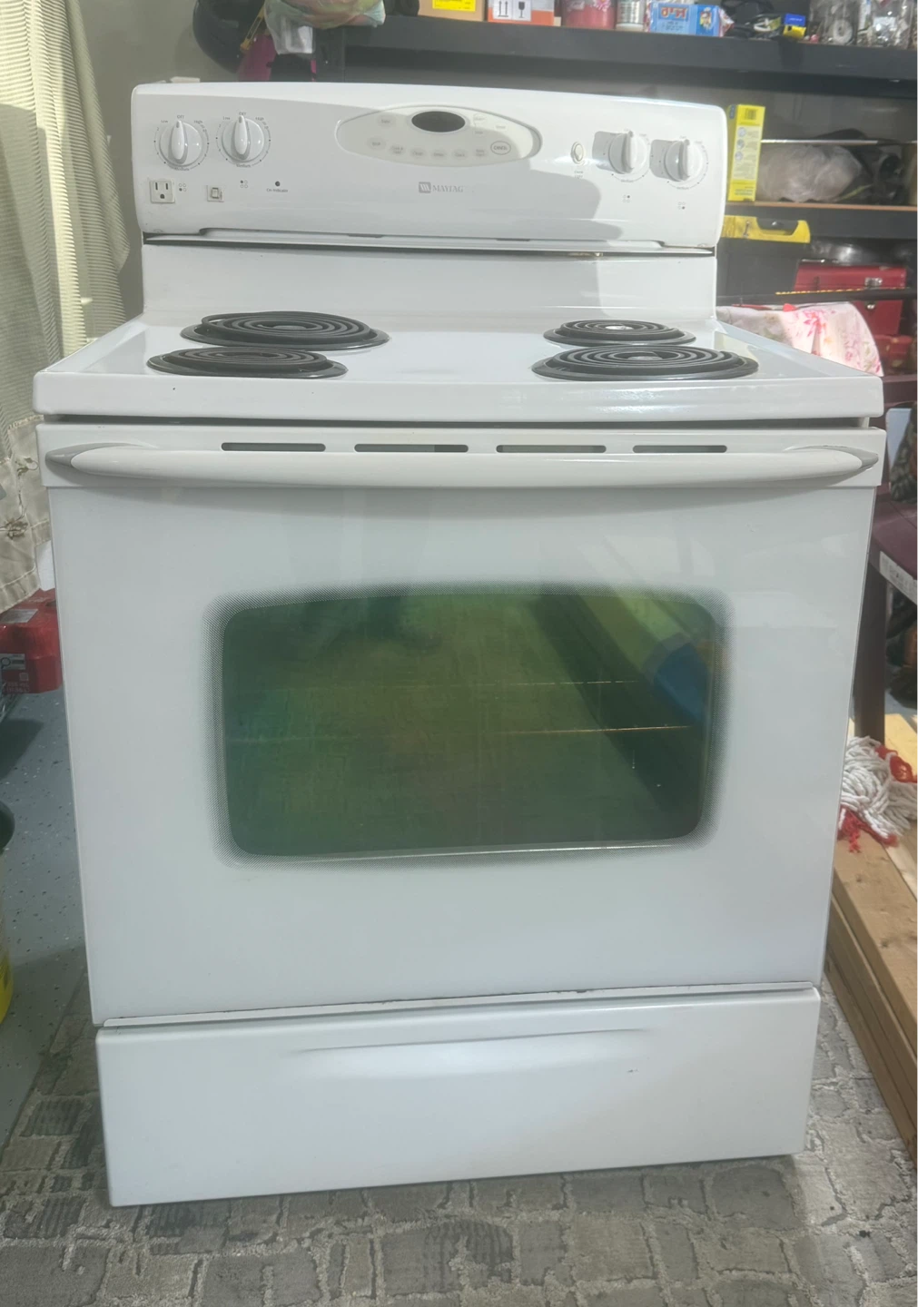 Maytag Electric Coil Stove and Oven