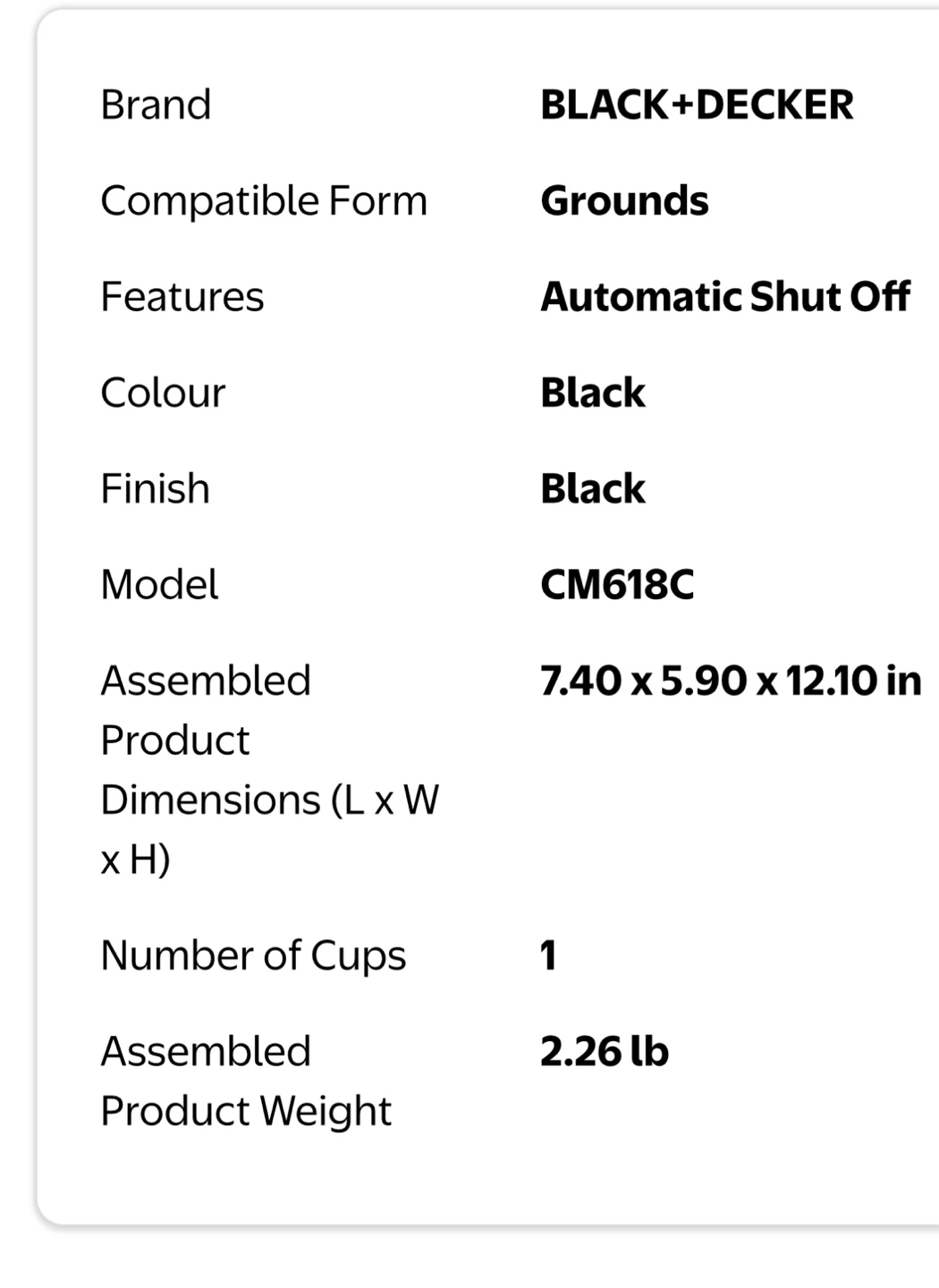 BLACK+DECKER CM618C Single Serve Coffee Maker - photo 4
