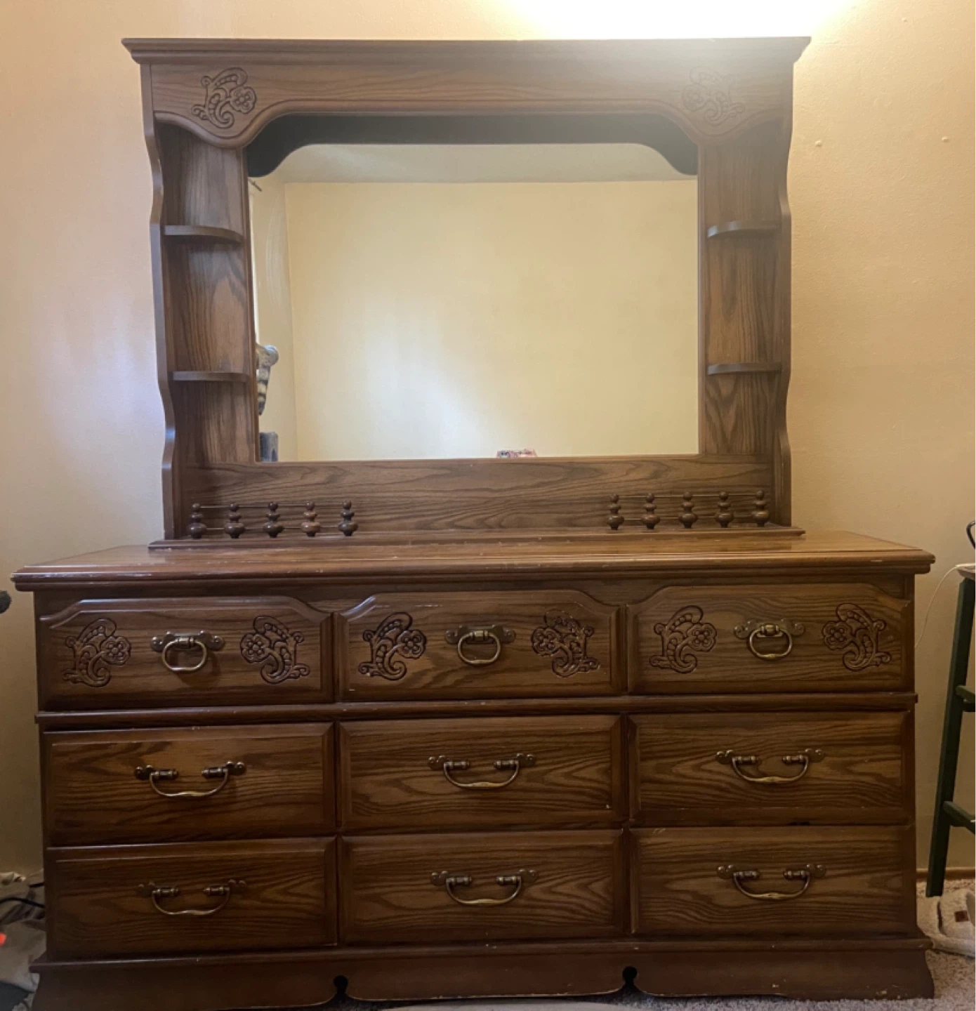 Vintage Dresser with Mirror