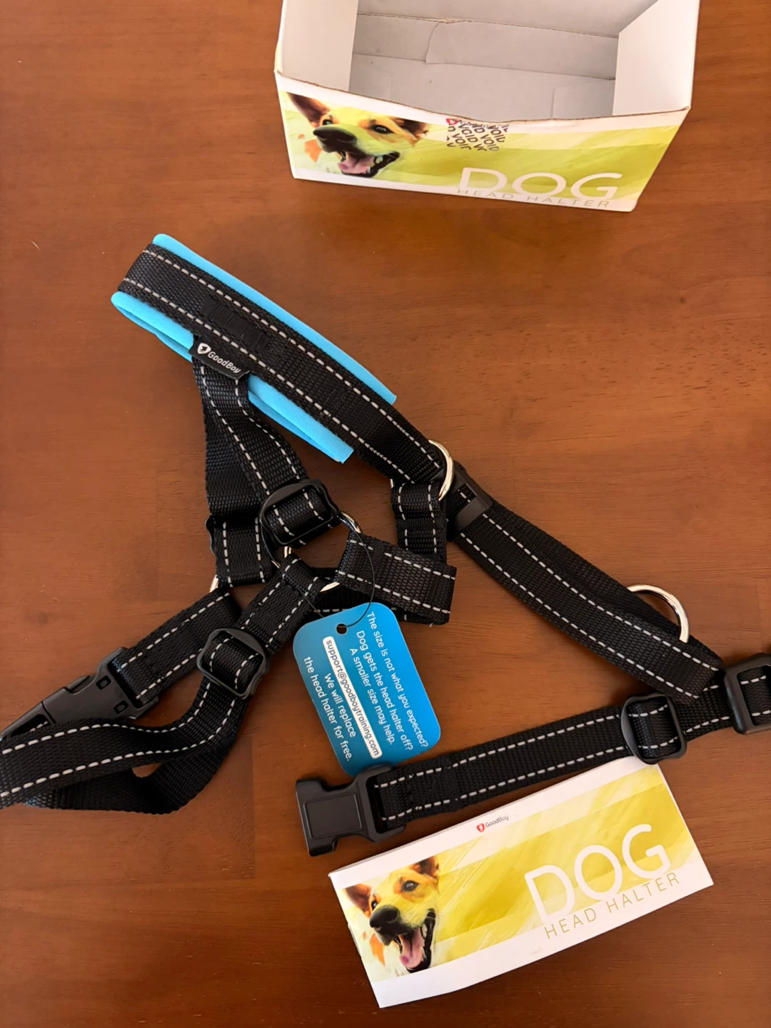 GoodBoy Dog Head Halter - Size 3, Blue - photo 2