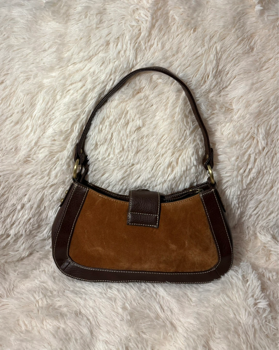 Tommy Hilfiger Women’s Brown Shoulder Purse ✨ - photo 2